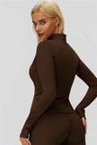The FemmeFit Zip Jacket Straight Leg Pants 2-Piece Set