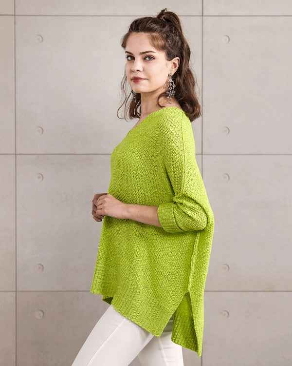 Oversized High Low Loose Lightweight Sweater
