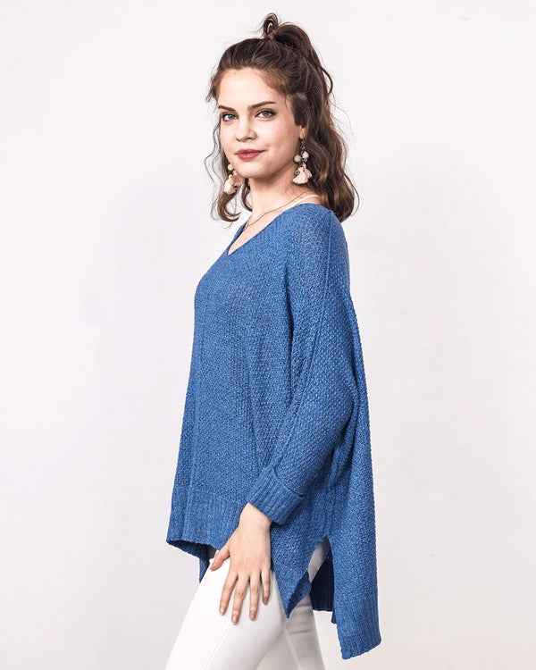 Oversized High Low Loose Lightweight Sweater