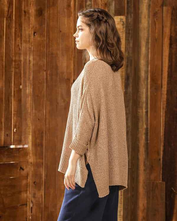 Oversized High Low Loose Lightweight Sweater