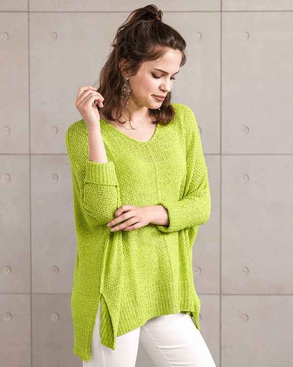 Oversized High Low Loose Lightweight Sweater