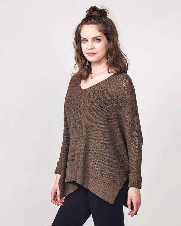 Oversized High Low Loose Lightweight Sweater