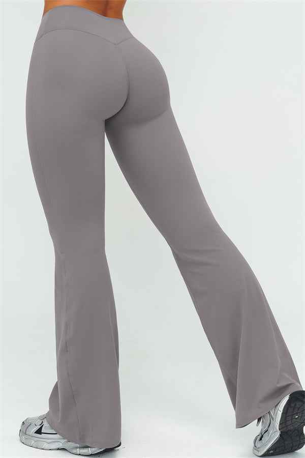 The Lushness Y-Back Sports Bra Flared Leggings 2-Piece Set