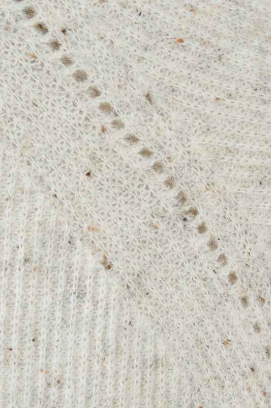 Plus Turtleneck Balloon Confetti Sweater Dress