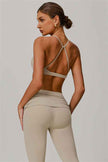 The Juno Star Sports Bra Flared Leggings 2-Piece Set