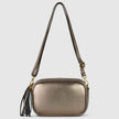 Metallic Calf Leather Crossbody Bag 231302
