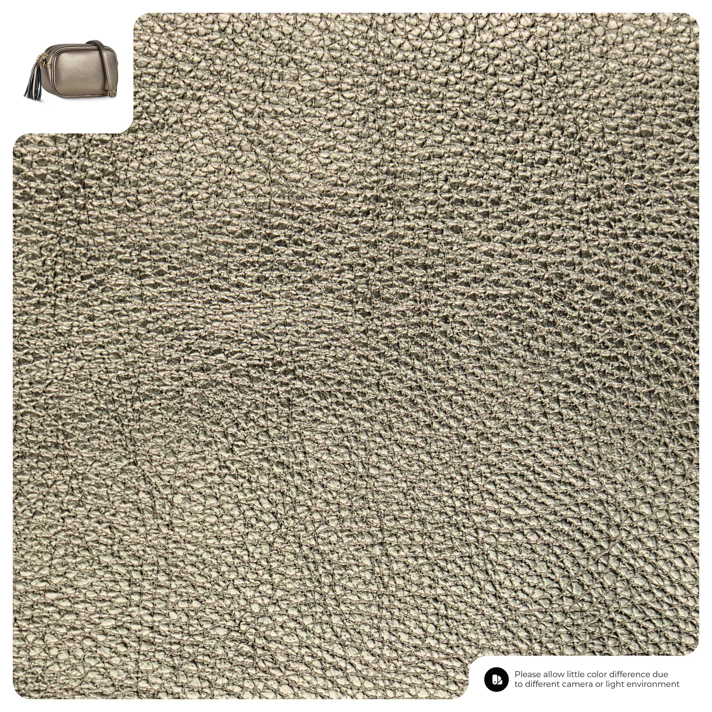 Metallic Calf Leather Crossbody Bag 231302