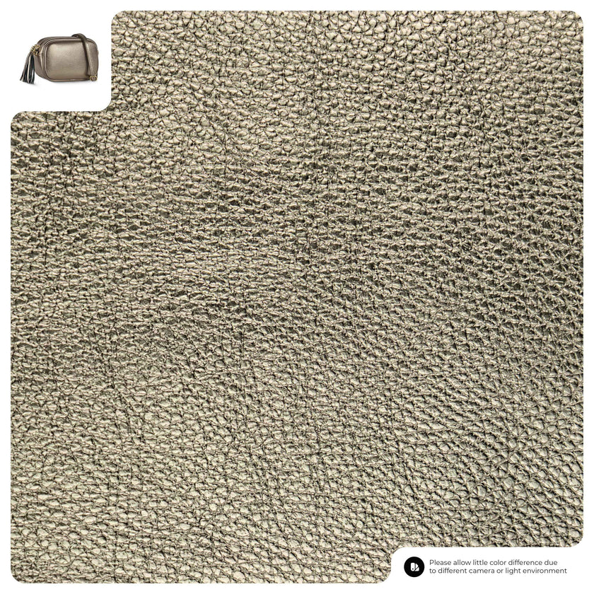 Metallic Calf Leather Crossbody Bag 231302