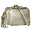 Metallic Calf Leather Crossbody Bag 231302
