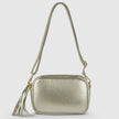 Metallic Calf Leather Crossbody Bag 231302