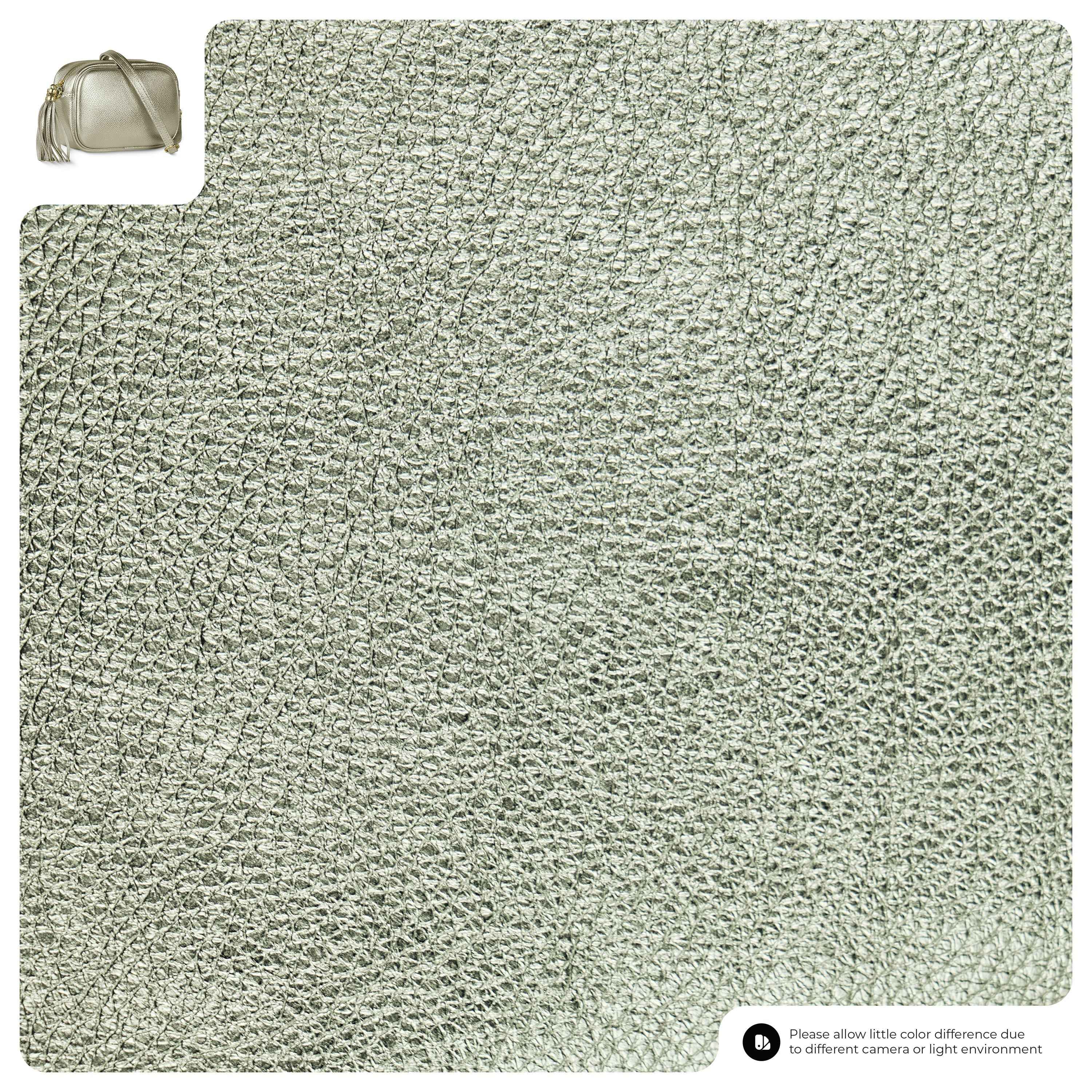 Metallic Calf Leather Crossbody Bag 231302