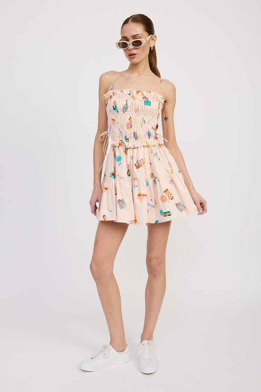 Leisure Island Poplin Mini Dress - Pikemla