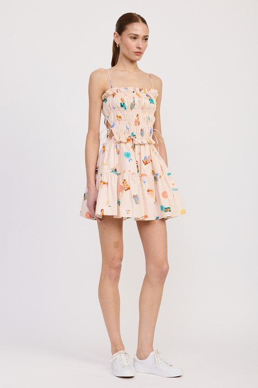 Leisure Island Poplin Mini Dress - Pikemla