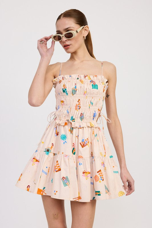 Leisure Island Poplin Mini Dress - Pikemla