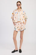 Leisure Island Poplin Shorts - Pikemla