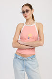 Leisure Island Racer Back Graphic Tank Top - Pikemla
