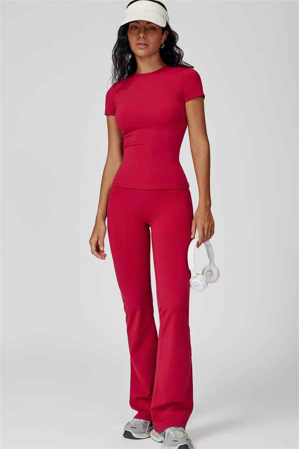 The Oasis T-shirt Flared Leggings 2-Piece Set