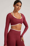 The Elevate Long Sleeve Crop top