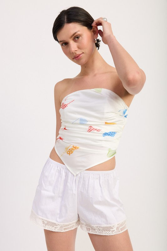 Bikini Bay Printed Tube Top - Pikemla