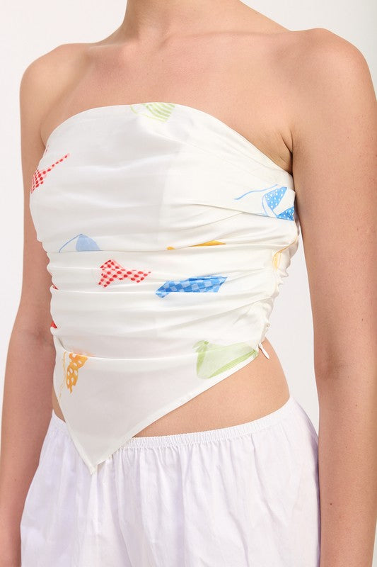 Bikini Bay Printed Tube Top - Pikemla