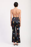 Bikini Bay Printed Satin Wide Leg Pants - Pikemla