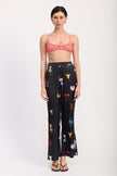 Bikini Bay Printed Satin Wide Leg Pants - Pikemla