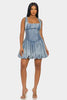 Bubble Belle Denim Mini Dress