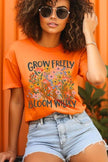 Grow Freely Flowers Graphic Tee - Pikemla
