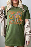 Grow Freely Flowers Graphic Tee - Pikemla