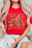 Grow Freely Flowers Graphic Tee - Pikemla