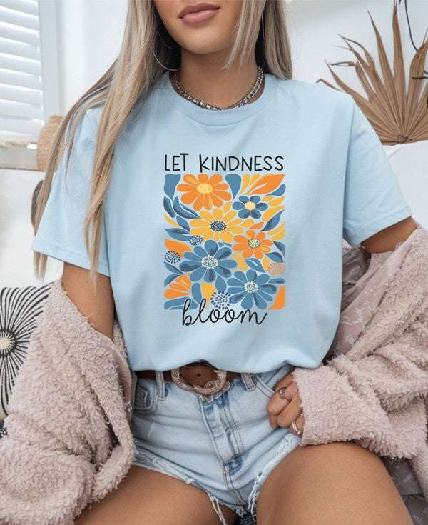 Let Kindness Bloom Graphic Tee - Pikemla