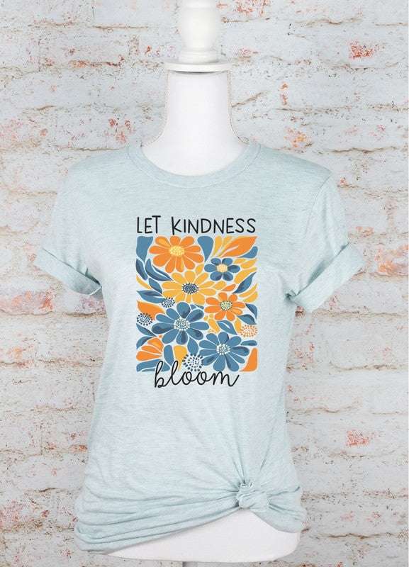 Let Kindness Bloom Graphic Tee - Pikemla