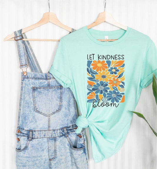 Let Kindness Bloom Graphic Tee - Pikemla