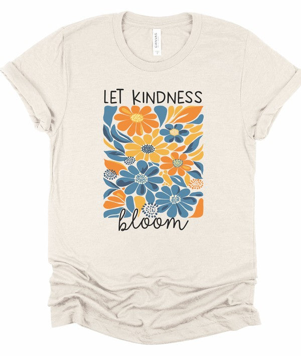 Let Kindness Bloom Graphic Tee - Pikemla