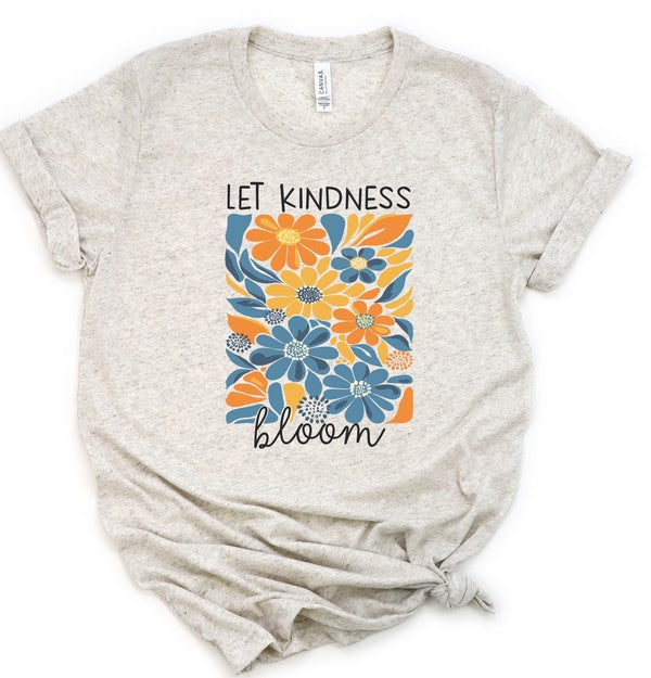 Let Kindness Bloom Graphic Tee - Pikemla