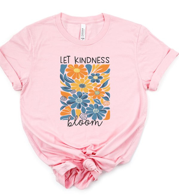 Let Kindness Bloom Graphic Tee - Pikemla