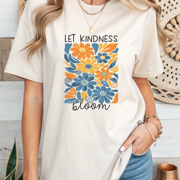 Let Kindness Bloom Graphic Tee - Pikemla
