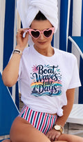 Boat Waves and Lake Days Graphic Tee - Pikemla
