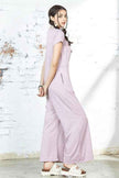Plus Comfort Button-up front closure Jumpsuit