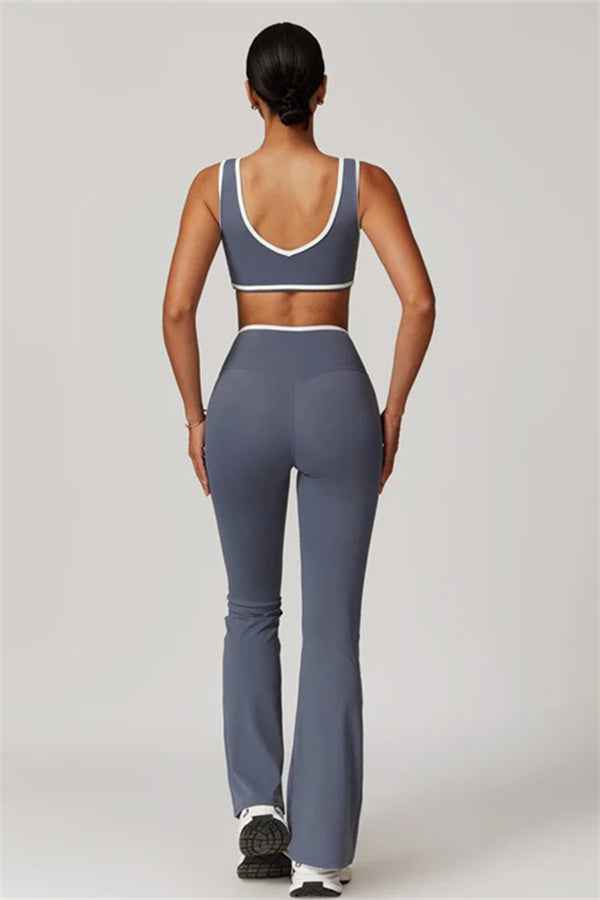 The Stamina Sports Bra Flared Leggings 2-Piece Set
