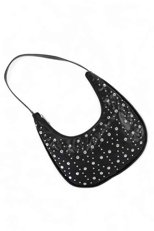 Metal Studded Y2K Shoulder Bag