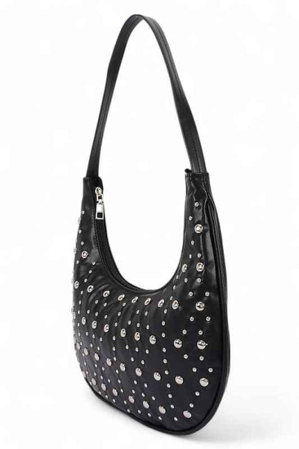 Metal Studded Y2K Shoulder Bag