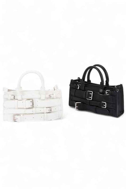 Strapy Buckle Top Handle Y2K Crossbody Bag