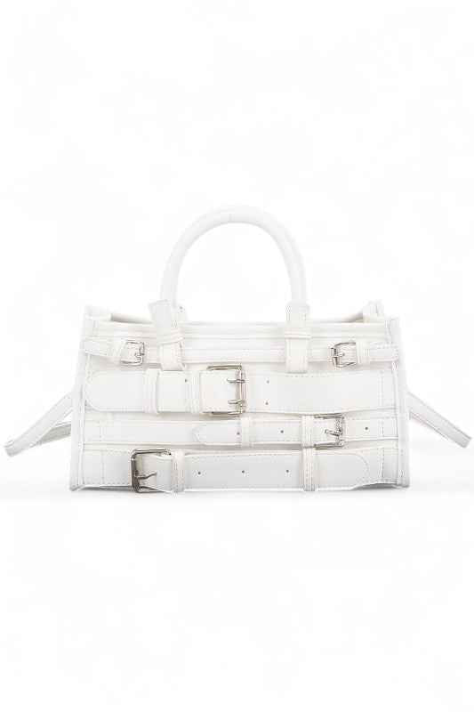 Strapy Buckle Top Handle Y2K Crossbody Bag
