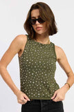 METAL HOTFIX KNIT TANK TOP