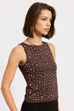 METAL HOTFIX KNIT TANK TOP