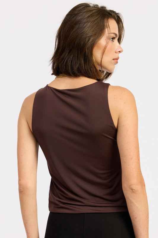 METAL HOTFIX KNIT TANK TOP