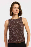 METAL HOTFIX KNIT TANK TOP