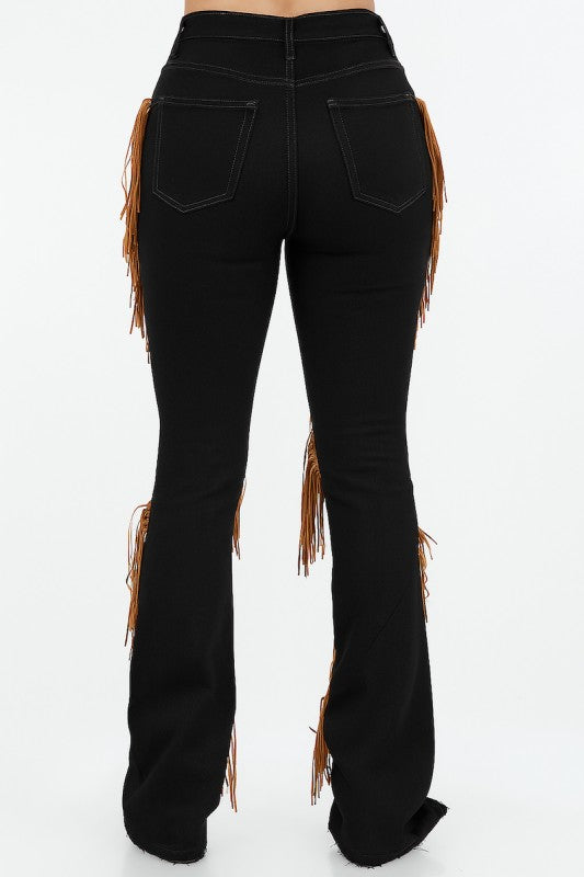 Western Fringe Boot Cut - Pikemla