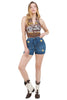 Star Patch Willow Short Dark Wash - Pikemla